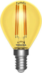 Toshiba LED Bulbs for Socket E14 and Shape G45 Yellow 1pcs DELS-FGY44P5Y4AF11