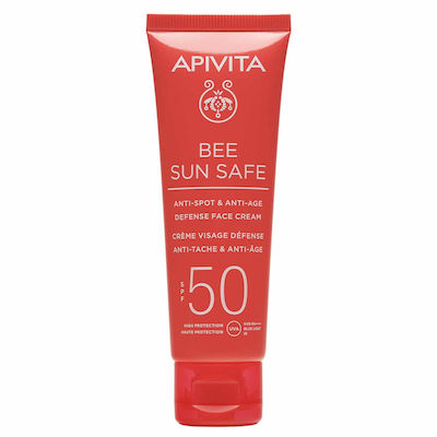 Apivita Bee Sun Safe Αντηλιακή Κρέμα Προσώπου SPF50 50ml