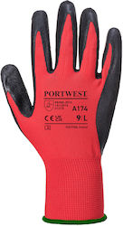 Portwest Manusi Protectie Impermeabile Negre Latex