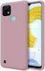 Techwave Back Cover Σιλικόνης Ροζ (Realme C21)