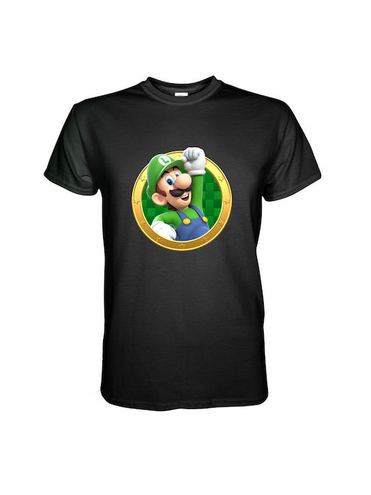 T-shirt Super Mario Μαύρο