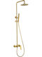 Imex Adjustable Shower Column with Mixer Gold