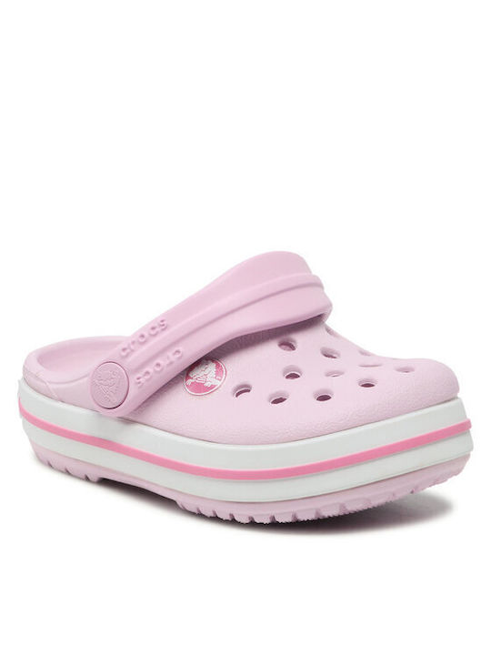 Crocs Παιδικά Παπουτσάκια Θαλάσσης Crocband Clog T Ροζ