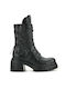 Tinti Leather Women's Ankle Boots Black