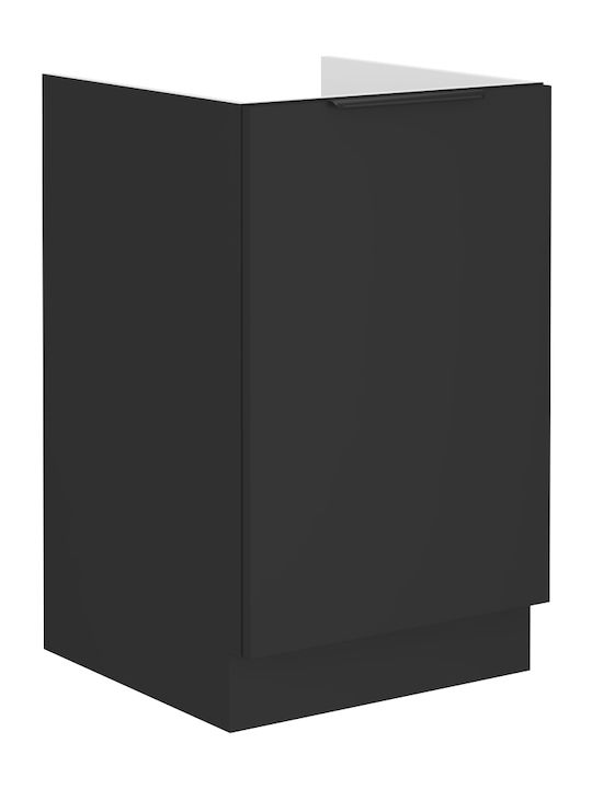 Monaco Floor Cabinet Black 50x52x82pcs