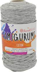 Handibrand Knitting Yarn for Bags Cotton Gray 1...