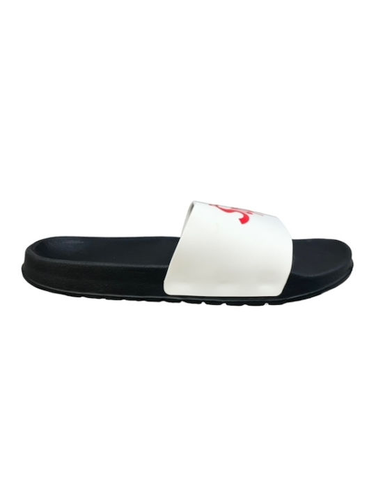 Smart Steps Women's Slides White/Red