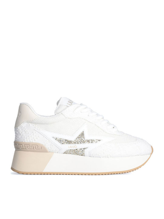 Liu Jo Sneakers White / Light Gold