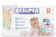 Mediform Πάνες με Αυτοκόλλητο Besuper Premium No. 3 για 6-10kg 34τμχ