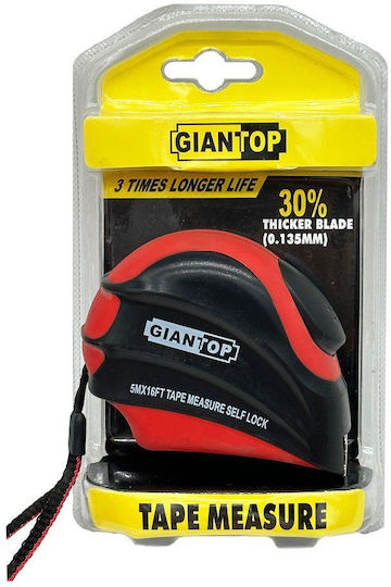 Tape Measure with Auto-Rewind 19mm x 5m