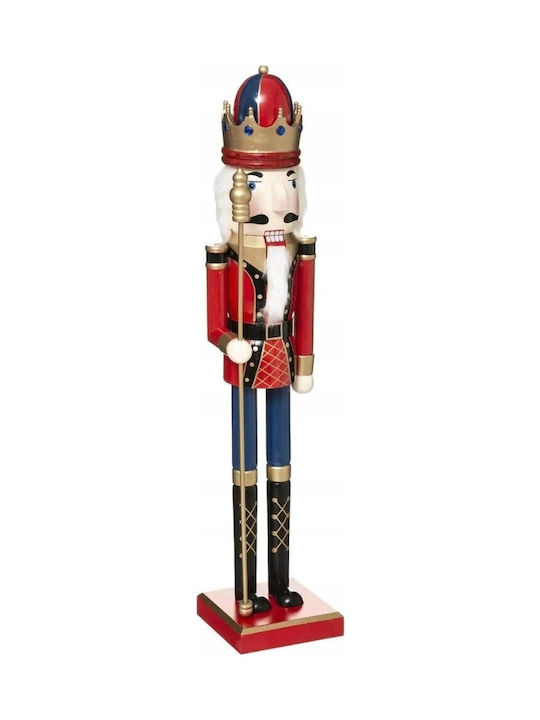 Atmosphera Nutcracker Χριστουγεννιάτικος Καρυοθραύστης Ξύλινος Ύψους 60εκ.