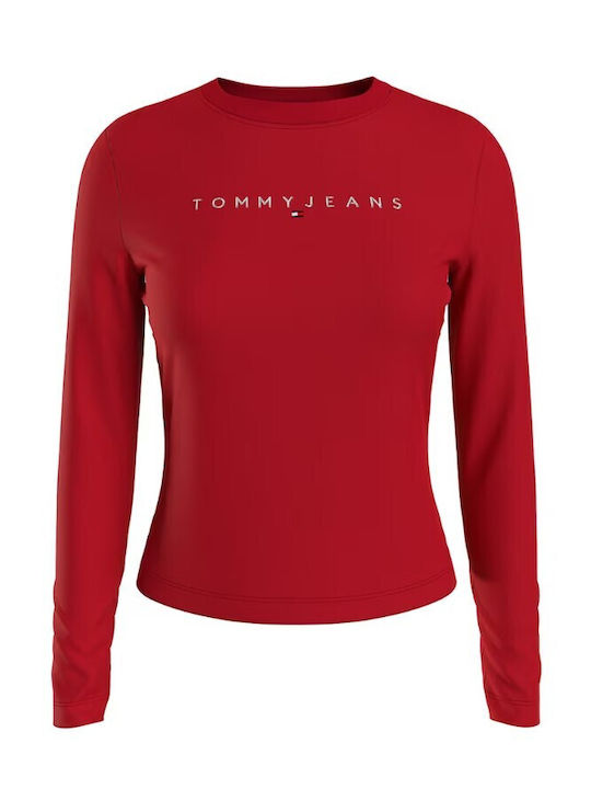 Tommy Hilfiger Tjw Damen T-shirt Deep Crimson