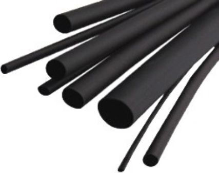 CYG Heat-Shrink Tubing with Shrinkage Ratio 2:1 Black 03.020.0067