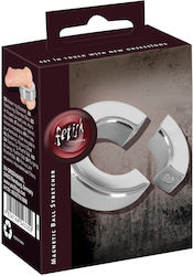 Fetish Collection Magnetic Ball Stretcher Ring Cock Silver