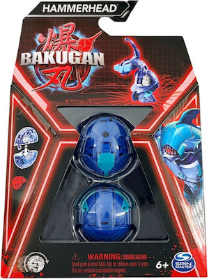 Spin Master Jucărie Miniatură Bakugan Hammerhead Blue pentru 6+ Ani