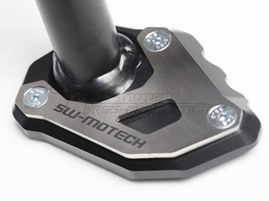 SW-Motech Motorcycle Side Stand Extension in Silver Color STS.04.102.10100/B
