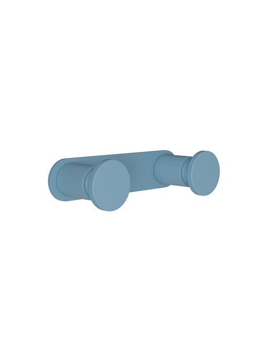 Pam & Co Bathroom Hook Single 12x3.5cm Silver