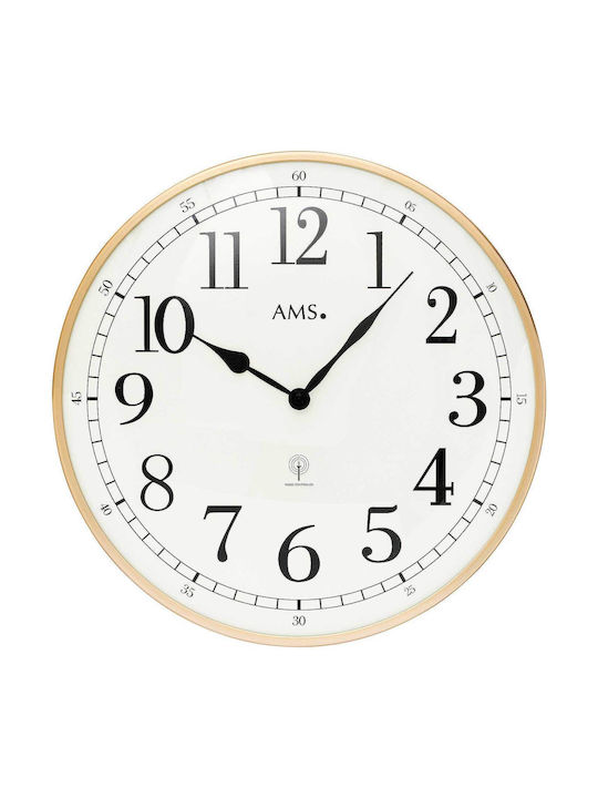 AMS Wall Clock White