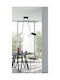 Fan Europe Design Lumini Suspendate Negru LED Cu Lumină Alb Cald 85x15cm