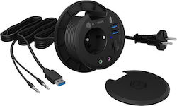 Icy Box USB Хъб с 2 Порта (USB-A) IB-HUB1430-CR Icy Box USB Хъб с 2 Порта (USB-A) IB-HUB1430-CR