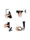 Omnia LED Schreibtischlampe und Clip in Schwarz Farbe