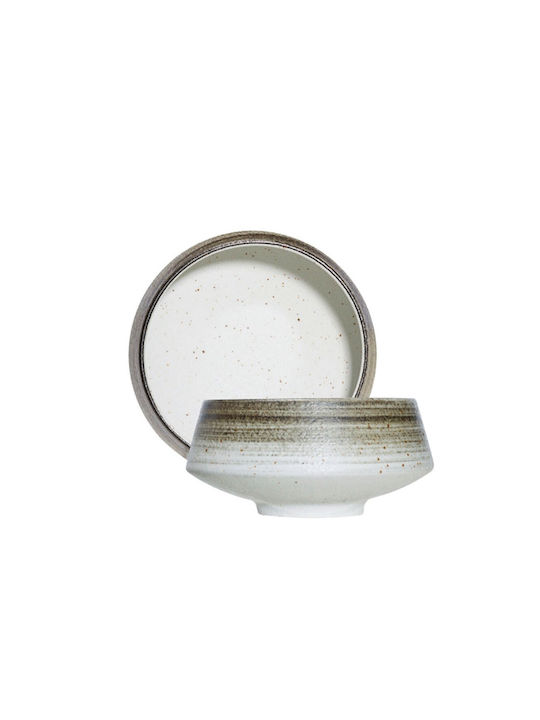 Cosy & Trendy Serving Bowl Round Ceramic White with Diameter 13cm