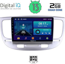 Digital IQ Car-Audiosystem für Kia Rio 2005-2011 (Bluetooth/USB/AUX/WiFi/GPS/Android-Auto) mit Touchscreen 9"