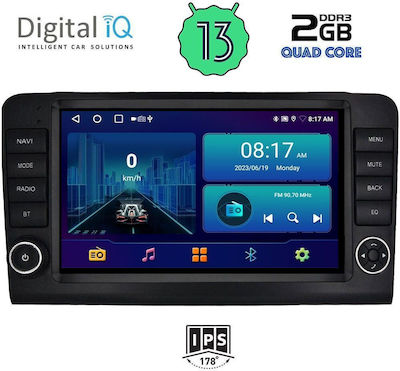 Digital IQ Car Audio System for Mercedes-Benz ML 2005-2011 (Bluetooth/USB/AUX/WiFi/GPS/Android-Auto) with Touch Screen 9"