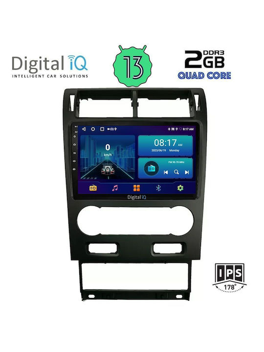 Digital IQ Car Audio System for Ford Mondeo 2003-2006 (Bluetooth/USB/AUX/WiFi/GPS/Android-Auto) with Touch Screen 9"