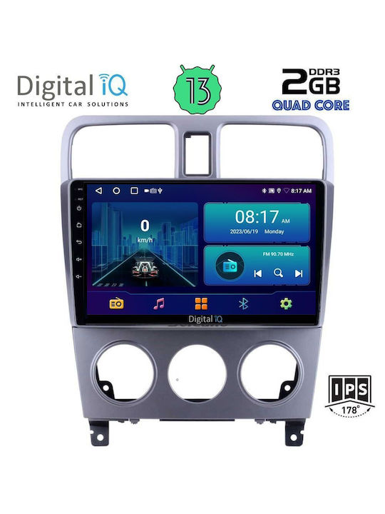 Digital IQ Ηχοσύστημα Αυτοκινήτου για Subaru Forester 2002-2008 (Bluetooth/USB/WiFi/GPS) με Οθόνη Αφής 9"