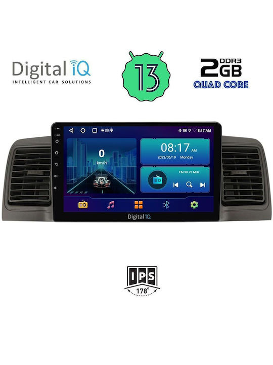 Digital IQ Car Audio System for Toyota Corolla 2001-2006 (Bluetooth/USB/WiFi/GPS) with Touch Screen 9"