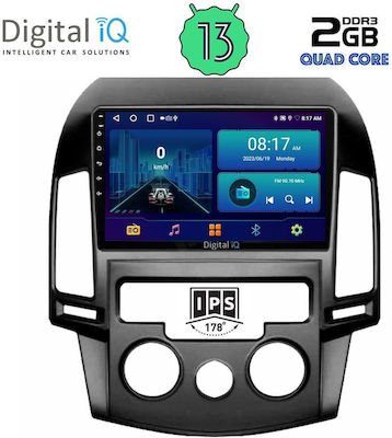 Digital IQ Ηχοσύστημα Αυτοκινήτου για Hyundai i30 2007-2012 με A/C (Bluetooth/USB/AUX/WiFi/GPS/Android-Auto) με Οθόνη Αφής 9"