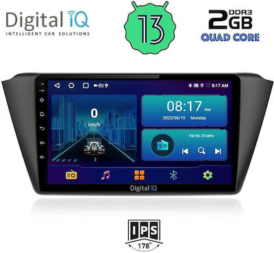 Digital IQ Car-Audiosystem für Skoda Fabia 2015> (Bluetooth/USB/WiFi/GPS) mit Touchscreen 9"