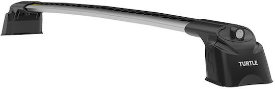 Turtle Turtle Aluminum Car Roof Bars 106cm for Peugeot Bipper Set with Roof Rack Legs Silver