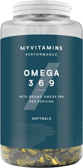 Myvitamins Omega 3-6-9 Ιχθυέλαιο 1000mg 120 ταμπλέτες 120 μαλακές κάψουλες