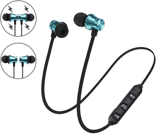 Sports Magnetic In-Ear Bluetooth-Freisprecheinrichtung Kopfhörer Blau
