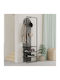 Archy Entry Furniture with Shoe Rack Grey retro 53x31.7x180cm