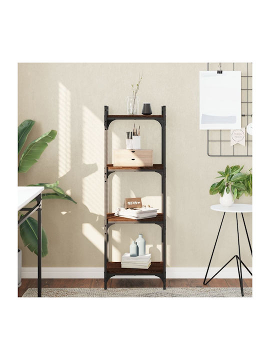 Bookcase Brown Oak 40x30x120cm