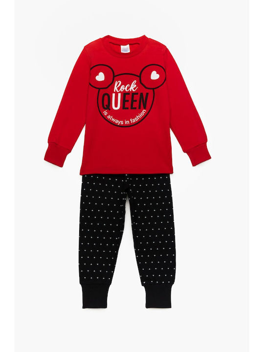 Pretty Baby Kids' Pajamas Winter Cotton Red