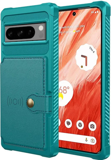 HappyCase Портмоне Силикон 0.5мм Тюркоазен (Google Pixel 8 Pro)