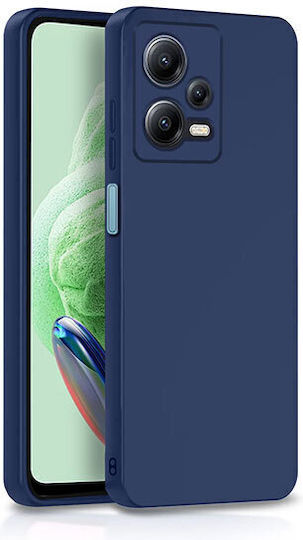 Techwave Back Cover Σιλικόνης Navy Μπλε (Redmi Note 12 5G)