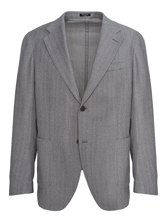 BRERAS Men's Winter Suit Jacket Regular Fit Grey