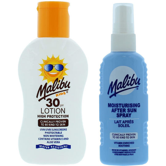 Malibu Слънцезащитен Лосион за Тяло SPF30 в Спрей 100мл