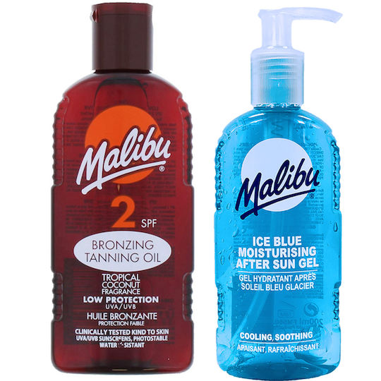 Malibu Αντηλιακό Λάδι για το Σώμα SPF2 200ml