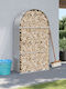 vidaXL Metallisch Regal Holzlagerung 120x45x210cm