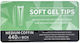 Medium Coffin Soft Gel Tips Νυχιών Διάφανα COSMO-12100