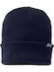 Beanie Unisex Σκούφος με Rib Πλέξη σε Μπλε χρώμα