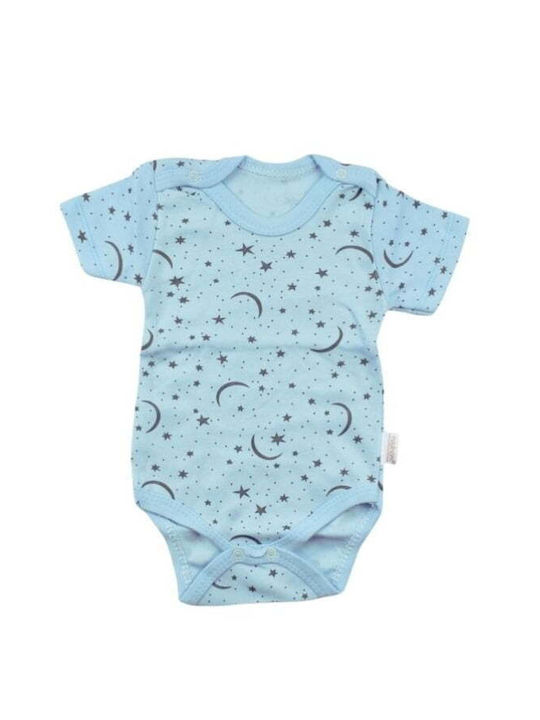 Nayinom Baby Bodysuit Set Short-Sleeved with Pants Blue