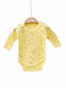 Nayinom Baby Bodysuit Long-Sleeved Yellow