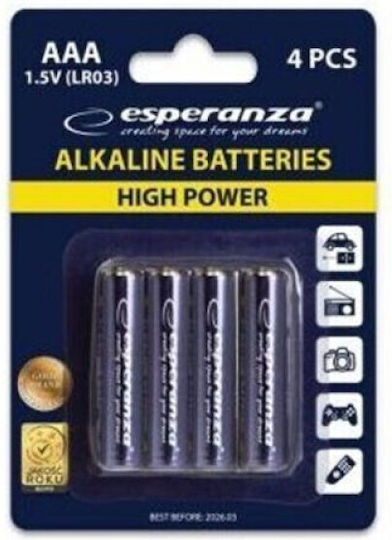Esperanza Alkaline Batterien AAA 1.5V 4Stück